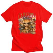 Ballerina Cappuccina Italian Brainrot Meme TShirt Pure Cotton Tee Tops Streetwear Round Neck Tshirt Casual ShortSleeve Clothes S