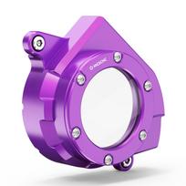 NICECNC For Surron Light Bee X For Sur-Ron Light Bee S L1E For Segway X160 X260 Motor Belt Pulley Cover Transparent Protector violetinė