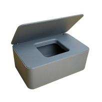 Plastikinė Servetėlių Dėžutė Drėgnų Servetėlių Laikiklis Servetėlių Popieriaus Servetėlių Laikymo Dėžutė Popierinių Rankšluosčių Dozatorius Namų Servetėlių Organizatorius pilka spalva