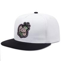 US Dollar Embroidered Unisex Flat Brim Baseball Cap - Sun Protection for Outdoor Sports Adjustable balta