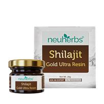Neuherbs Shilajit Gold Ultra Resin Natural Stamina Booster For Men And Women Daily Energy Supplement From Himalayas 20g