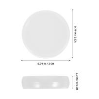 55Pcs Small Plastic Binder Discs Mushroom Buckle Type Loose Leaf Binding Discs for Diary Scrapbook Calendar Notebook Planner balta