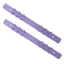 2Pcs Purple Metal Loose Leaf Binder Rings 6-Ring Detachable Mechanism for Notebook Planner Binding Accessories Replacement China Mainland