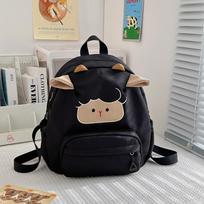 School bag cute ugly cute cartoon lamb children's spring outing mini backpack high value cream soft girl shopping small backpack