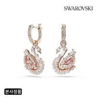 SWAROVSKI Swan Rose Gold-Tone Pink Drop Earrings 5732415 Select-5732415_Earrings