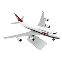 Suvenyras Lėktuvas Žaislas Swiss Air B747 Lėktuvas Swiss Airways Modelinis Lėktuvas Vitrina Derva 1/250 Mastelis 30CM Lėktuvo Modelis Orlaivis Dekoras balta/raudona