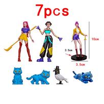 7/9/12pcs/Set Kpop Demon Hunters Figure Model Toy PVC Cartoon Gaming Peripherals Desk Decoration Collection Figures Model Toy