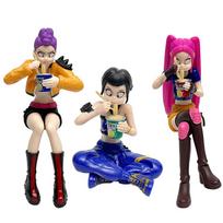 Anime Kpop Demon Hunters eating instant noodles Figure Model Toy PVC Peripherals Desk Decoration Collection Model Toy For Kid