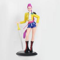 18CM Kpop Demon Hunters Figure Model Toy PVC Cartoon Peripherals Rumi Mira Zoey Desk Decoration Collection Figures Model Toy