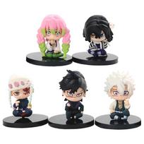 figūrėlė Demon Slayer Anime figūrėlės Iguro Obanai Tokitou Muichirou Kawaii Veiksmo kolekcionuojamos figūrėlės Vaikų šventinės dovanos