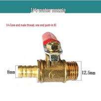 Universal Air Compressor Double-High Nozzle, Water & Ball Valve with Bleed Function