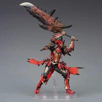 Game Monster Hunter Rathalos Male Hunter flame dragon king lightening wolf  Articulated PVC Action Figure Collectible Model Toys no box