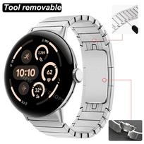 Link Bracelet For Google Pixel Watch 3 45mm Stainless Steel Strap For GOOGLE Pixel 3 45MM Replaced WatchBand Correa Accessorie Pixel Watch 3 45mm