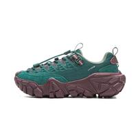Li Ning Sand Dune Cushioning Slip Resistant Abrasion Resistant Support Low top Casual Shoes Women's Ink Green AGCV364-2 37.5