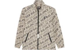 New Balance IU Jackets Unisex Light Umber Stand Collar Moderate Straight Fit 5AC2U123-BEI XS