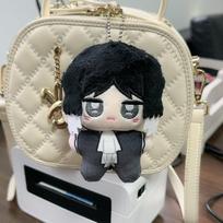 Anime Bungou Stray Dogs Plush Keychain Dazai Osamu Nakahara Chuuya Soft Stuffed Toys Birthday Gift 10cm 10CM