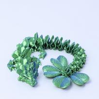 3D Printed Lucky Magic Dragon Movable Joint Fidget Toy Rotatable Articulated Office Desktop Ornament Adults Kid Toy Crafts Gifts (as the picture,22CM)