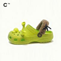Crocs Classic SHREK Kids Shoes Unisex Sandals & Flip-Flops 36-37(M4W6) žalia