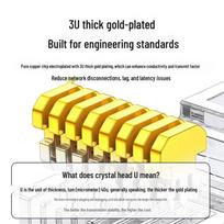 UGREEN Cat6 RJ45 Modular Plugs (100-Pack)
