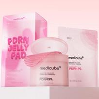 PDRN Collagen Brightening Toning Gel Toner Pad Pack 100 Pads Korean Glow Hydrating Skincare