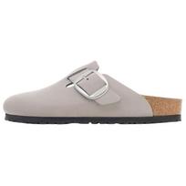 Birkenstock Boston EVA Closed Toe Slippers Women's Lime Gray Narrow 1030897 35