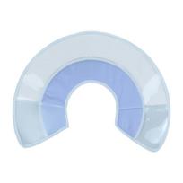 Soft PVC Elizabethan Cat Collar Anti-Bite Anti-Lick Pet Dog Collar Decorative Y Harness Dog Accessories XS Neck15-21cm H11cm mėlyna