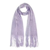 Sunscreen Lace Tassels Silk Scarf Thin Bib Golden Silvery Shiny Scarves Fashion Neck Cover Beach Travel Smock violetinė
