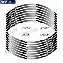 For Kawasaki Ninja650 Ninja 650 Motorcycle 17 Inch Front And Rear Wheel Hub Sticker Decal Waterproof Reflective Rim Stickers