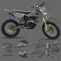 SPACE Motorcycle Graphics Background Decal for Husqvarna TC FC TX FX FS 2019 2020 2021 2022 TE FE 2020-2023 Decals Stickers Kits