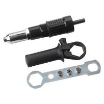 2.4-4.8 MM Electric Rivet Tool Quick Connect Power Drill Attachment Rivet Tool Adapter 1/4 Inch Hex Shaft High Efficiency