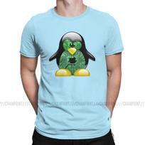 Linux Tux T Shirt Men Programmer Computer Developer Geek Nerd Novelty Tee Shirt Short Sleeve T 2XL