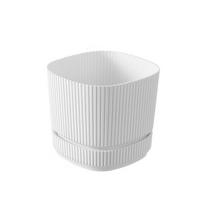 Double Layer Self Watering Flower Pot with Drainage Hole Desktop Vase Hydroponics Plant Pot Thickened Plastic Lazy Plant Pot