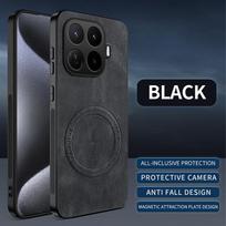 Dėklas Xiaomi 17T Pro, Dėklas Xiaomi Mi 17T, Madingas PU Odos Kietojo Plastiko Smūgiams Atsparus Telefono Dangtelis Apsauga Capa for Xiaomi 17T Pro juoda