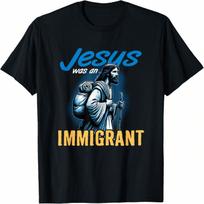 Jesus Riding Dinosaur UFO Alien Cross Religious Retro God T-Shirt S įvairiaspalvis