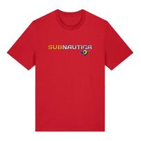 Men Women Subnautica 2 Video Game T-shirts High Quality Cotton Round Neck Short Sleeve Top Oversized Casual Versatile Clothing XS raudona
