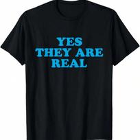 Yes They Are Real Shirt Funny Boobs  Breasts Sexy Crop T-Shirt,Comfortable Pure Cotton S įvairiaspalvis