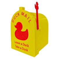Cruising Duck Mini Mailbox Fridge Magnet Strong Adhesive Funny Magnet Removable Fridge Magnetic Stickers for Locker Cabin Doors