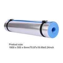 Yoga Mat Non Slip EVA Comfort Foam Pilates Mat 10mm Thickened Sleeping Pad Portable Multi-Function Yoga Mat for Exercise Fitness