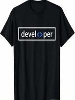 Web Developer Coding Full Stack Programmer T-Shirt S įvairiaspalvis
