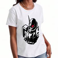 Robot Head unisex's Cotton T Shirt, Pure Cotton Premium Print, Durable, Casual And Fashionable, Featuring A Futuristic Robot Head Design, Stylish And S įvairiaspalvis