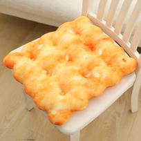 Creative simulation biscuit seat cushion plush toy home throw pillow chair cushion meal chair cushion stool chair cushion backrest 40cm（0.3kg）