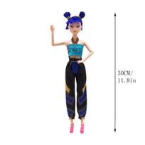 New 11in Kpop Demon Hunters Action Figure K-POP Demon Slayer Vinyl Doll Rumi Zoey Mira Character vinyl figurine Fan Club Gifts_%