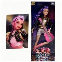 Šauni K-Pop Demono Medžiotojo Muzikos Tematikos Veiksmo Figūrėlė - Rumi/Mira/Zoey Kolekcionuojama Vinilinė Lėlė, Aukštos Klasės Filmo Prekės Dovana