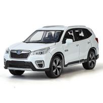1/30 Subaru Forester SUV Alloy Muscle Car Model Sound and Light Pull Back Children's Toy Collectibles Birthday Gift balta