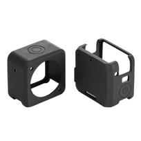 Silicone Case for DJI Action 2 Tempered Glass Screen Protector Protective Film Housing Cover for DJI OSMO Action 2 Accessories