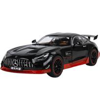 1/18 BENZ AMG šaunus sportinio automobilio lydinio modelis, šaunus garsas ir šviesa, imituotas interjeras, atkurti detalės, išskirtiniai stalo papuošalai juoda