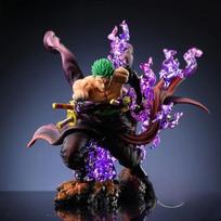 One Piece Zoro Figure Cool Large Anime Statue Collectible Model Ornament Roronoa Zoro Teenager Gift