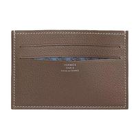 Hermes Citizen Twill 11 Twill Design Evercolor Leather Card Holder Men Card Holder Brown H084439CAAD Brown