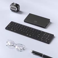 B.O.W X60 Sulankstoma Bluetooth klaviatūra su lietimui jautriu kilimėliu