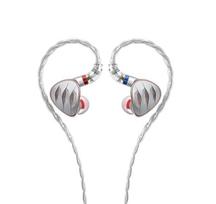 FIIO FH5S Silver Wired Acoustic Structure FIO-IEM-FH5S-S Earphones, Semi-Open Type,